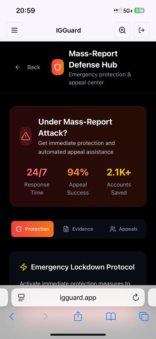 Mass-Report Defense